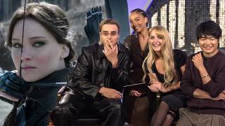 The Hunger Games: Sunrise on the Reaping Cast REACTS to New Trailer + Message for Jennifer Lawrence — trending on YouTube in United Kingdom