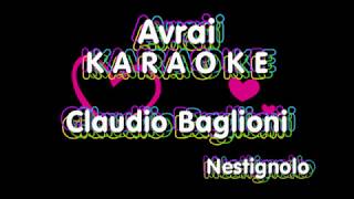 Karaoke avrai - claudio baglioni