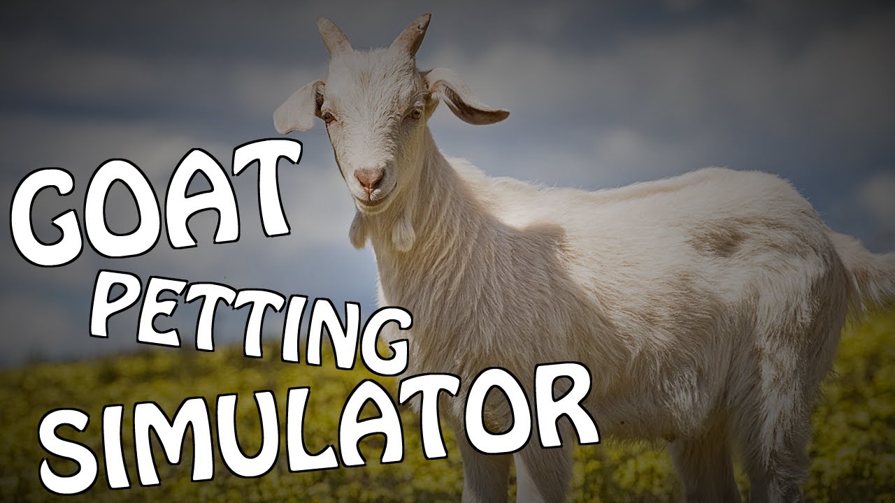GOAT PETTING SIMULEJTOR! - "Symulator głaskania kozy!" - [Dziwne symulatory] - LJay Gameplay