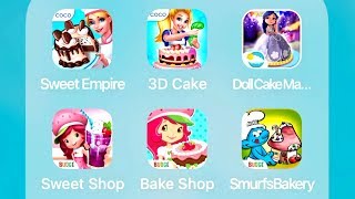 My Bakery Empire,Real Cake Maker 3D,Strawberry Shortcake Sweet Shop,Bake Shop,The Smurfs Bakery screenshot 4