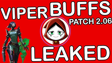 NEW VIPER BUFFS LEAKED!?.... PATCH 2.06 MAKES VIPER OP - Valorant