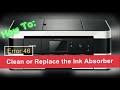 Clean or replace the ink absorber box on a Brother printer - Fix Error 46 on MFC or DCP