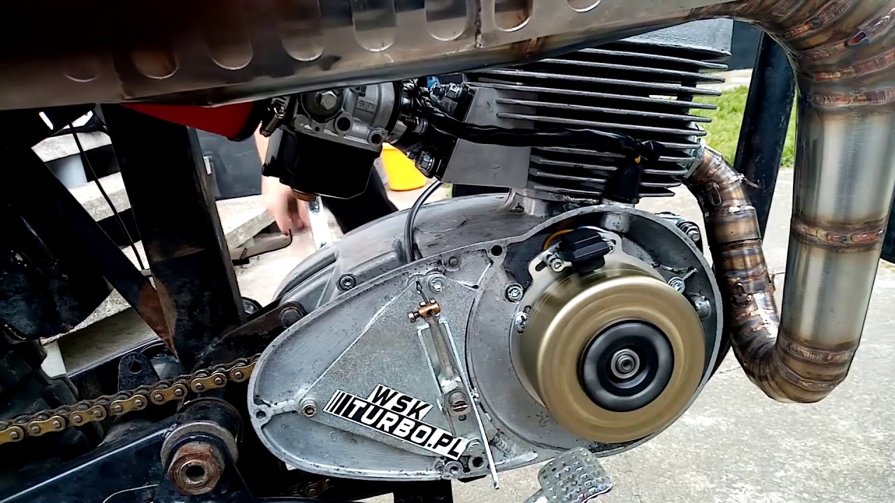 WSK 125 Promot  - membrana Yamaha + Dellorto 30, dyfuzor, zapłon CDI 3F