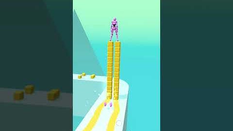 Stack surf 3d android gameplay level 54 #stacksurf3d #cubesurfer #asplaygames #shorts