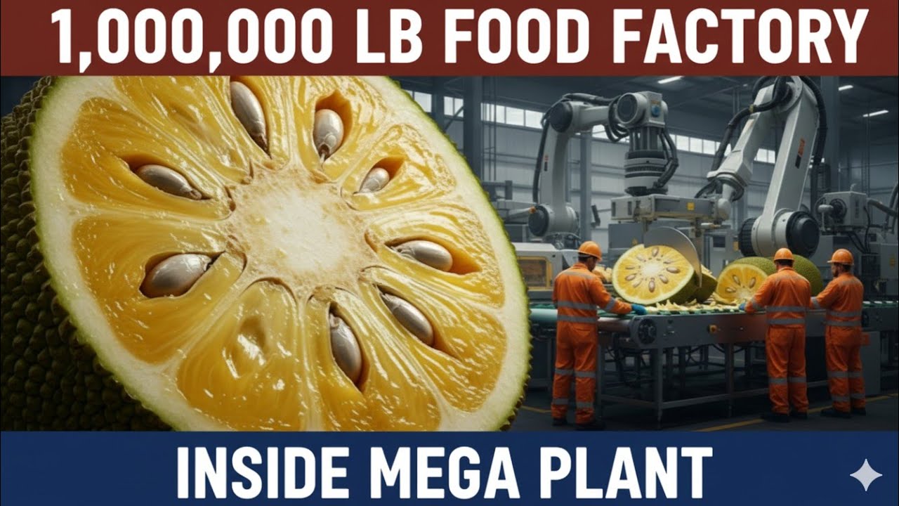 1,000,000 LB Jackfruit Factory | Inside the Mega Plant – Full Process ...
