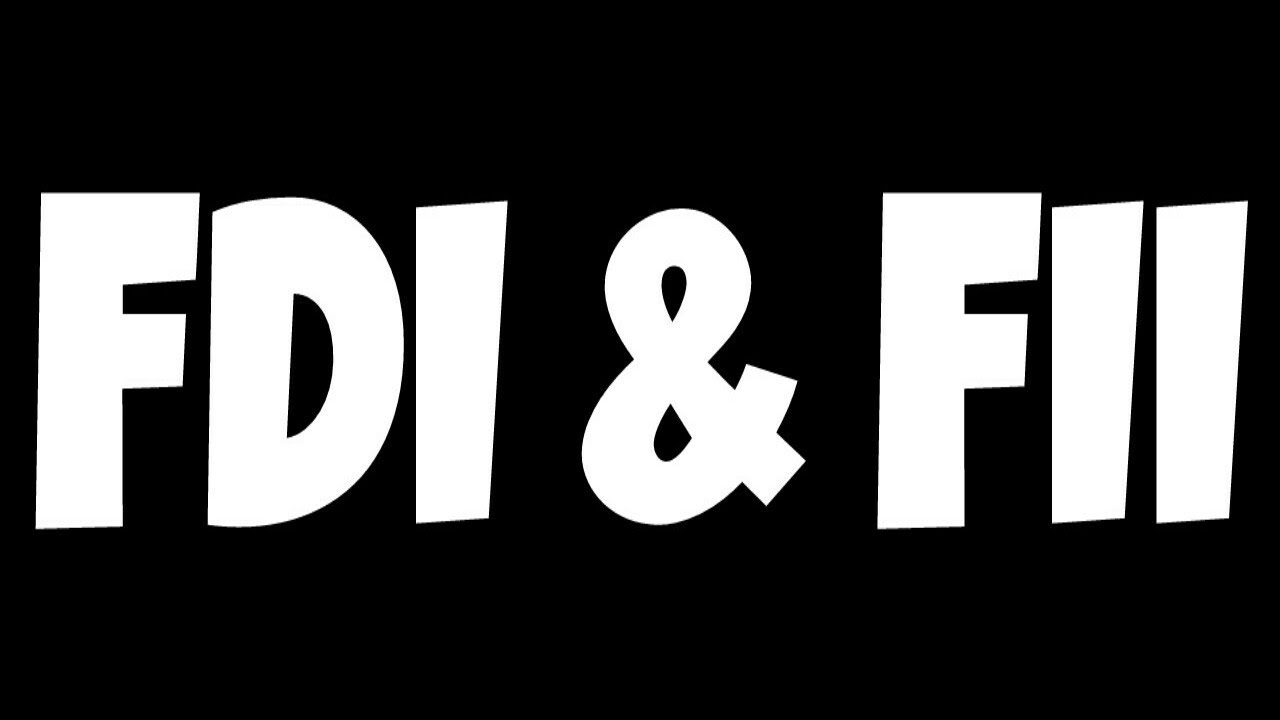 Foreign Direct And Institutional Investment (FDI/FII) - YouTube