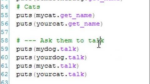 Ruby Programming Tutorial 2 - Object Orientation