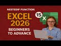 NESTED IF in excel - Advanced IF function for beginners in tamil #excel2026 #exceltamil #excel