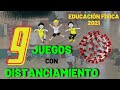 JUEGOS para EDUCACION FISICA con DISTANCIAMIENTO SOCIAL | 2021