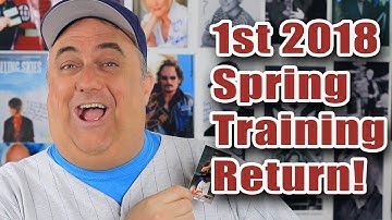 First 2018 Spring Training Return!