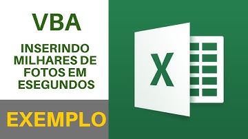 VBA Excel - Milhares de fotos inseridas no Excel em segundos | Cursos e programação