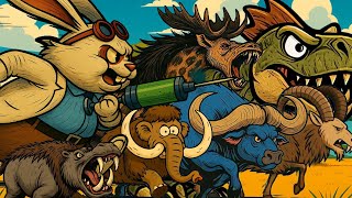 ABC Safari Animal Sounds Song | Nursery Rhyme | colorful learning song for kids | Giggles and Toons