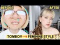 My Tomboy Sister (Qjin) Into Feminine Style Makeover lol (ft. Marhen.J) | Q2HAN