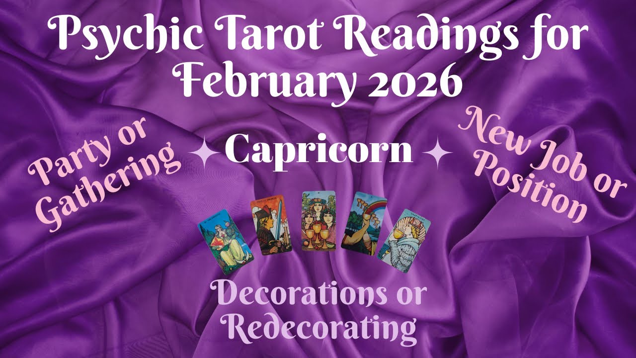 Capricorn ~ Psychic Tarot Reading for February 2026 by Pam Georgel