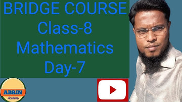 Class 8 || Bridge Course || Day-7 || Math || Urdu medium