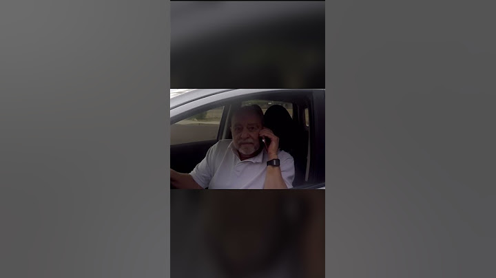 Old man road rage.