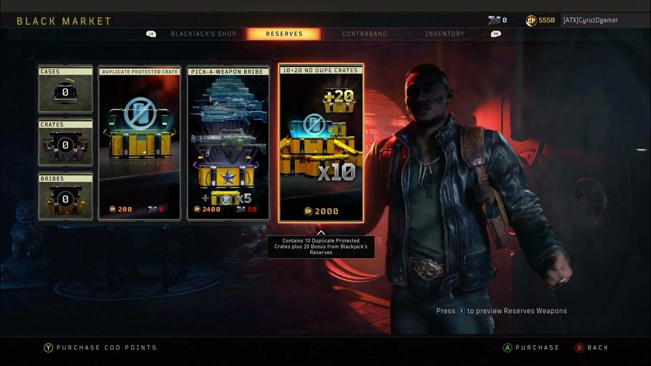 Opening Crates in Black Ops 4 Quest for M. Shadows YouTube