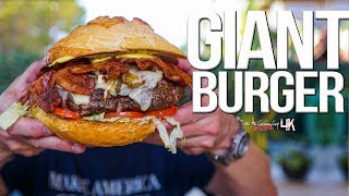 The Best Giant Burger | SAM THE COOKING GUY 4K