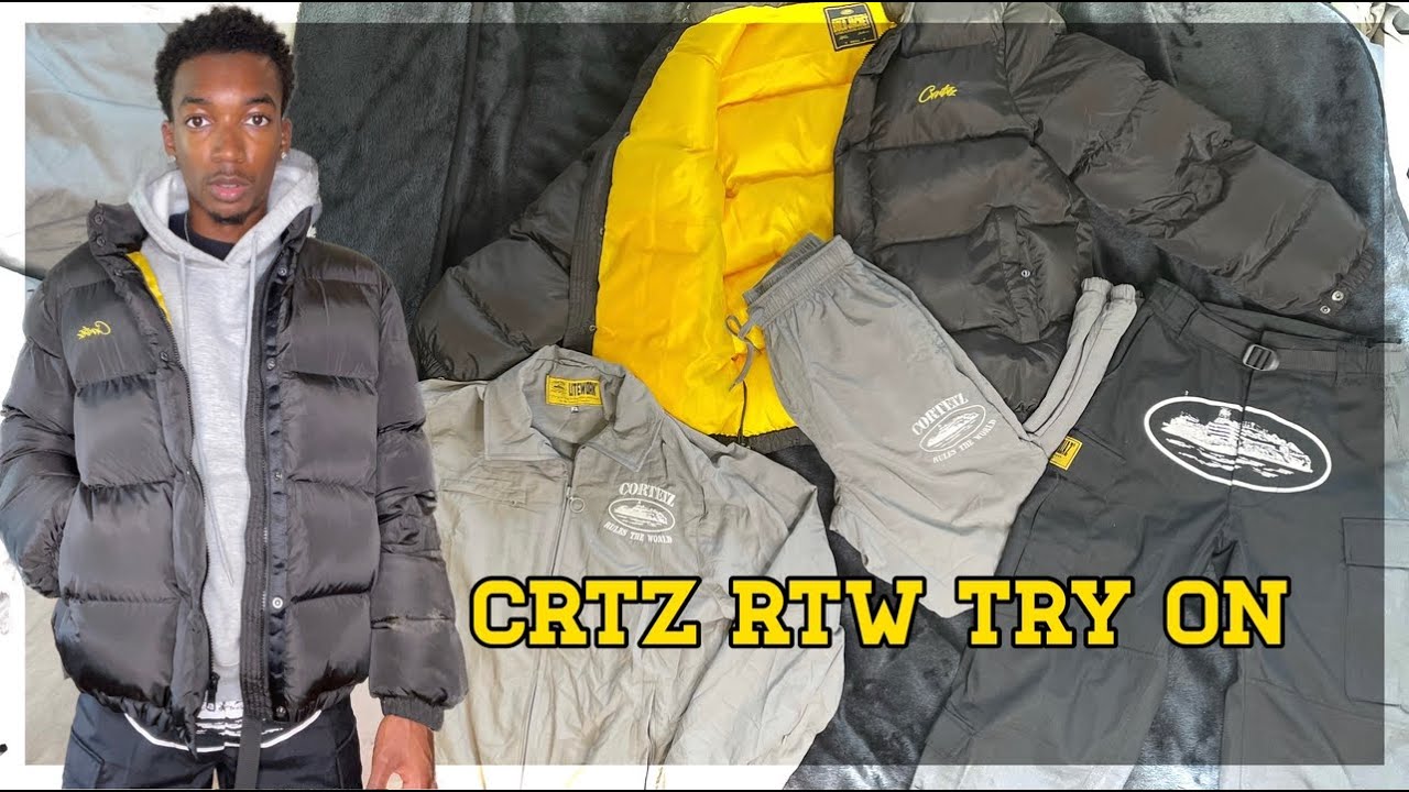 Corteiz CRTZ RTW Try On Haul | Cargo, Bolo Jacket, shukushuku tracksuit ...