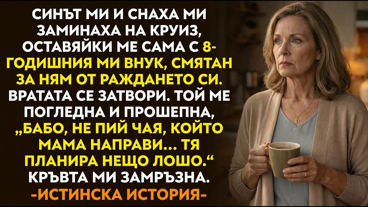 НЕЙНАТА ИСТИНСКА ИСТОРИЯ ОТ ТЕКСАС 👵💔Внукът проговори след години и ми спаси живота