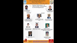 IOA 22 Orthopaedic Rheumatology Master Class Webinar - 1