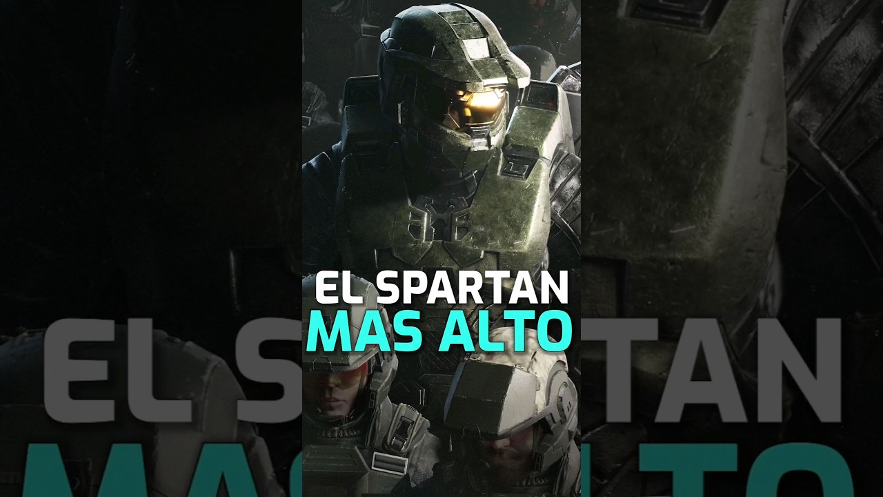 ¡EL SPARTAN MÁS ALTO EN EL UNIVERSO DE HALO! - #short #halo #curiosidades #xbox #haloinfinite