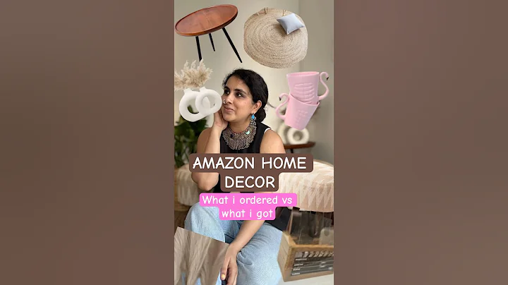 AMAZON HOME DECOR HAUL- What i ordered vs what i got! #amazonfinds  #homedecor