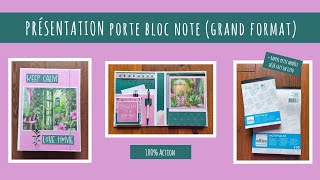 SCRAP PRESENTATION Large format Notepad Holder 🌸🪴 100% Action