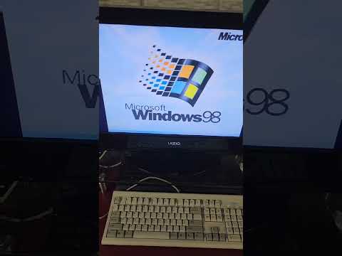 Windows 98 computer first boot in 18 years
