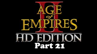 Age of Empires 2 HD Gameplay on HARD Part 21 Saladin's Campaign, The Horns of Hattin