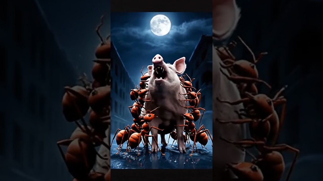 Red Ant Army vs Wild Animals (ant, lion, tiger, pig, zombie, wolf, dragon )