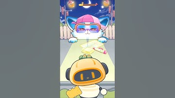 HIDE-and-SEEK: CATS 2 //GAME 16// ROBO TROLLS THE PRINCESS ESCAPE!! #cat #shorts #gaming