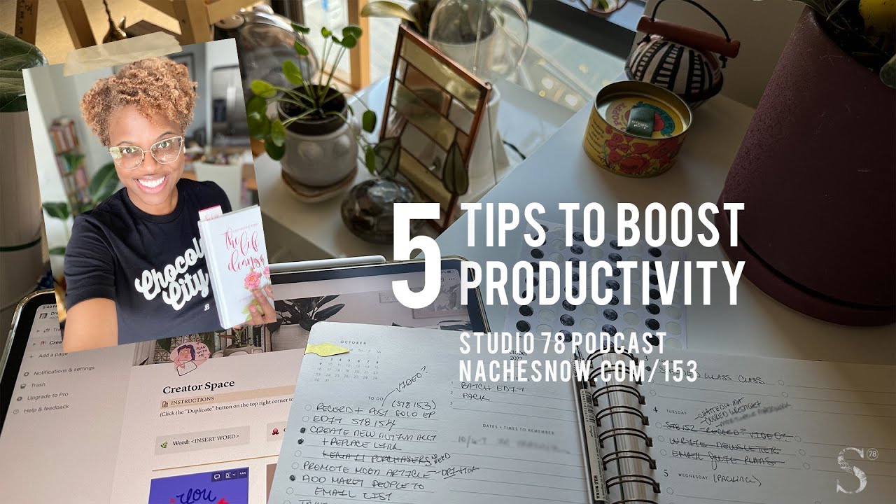 153. Five Tips to Boost Productivity - YouTube