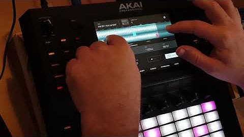 Akai Force how to - Changing loop points in the sample layers of an auto sampled keygroup