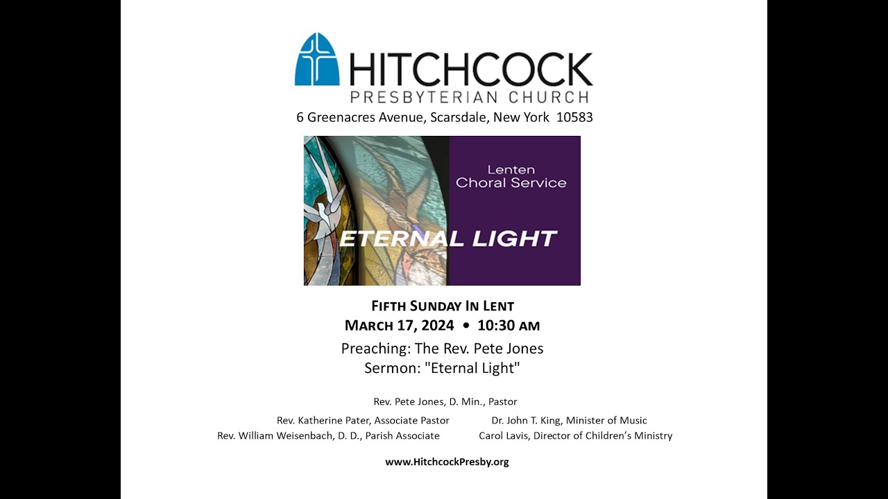 Sunday Worship Service - March 17, 2024 - YouTube