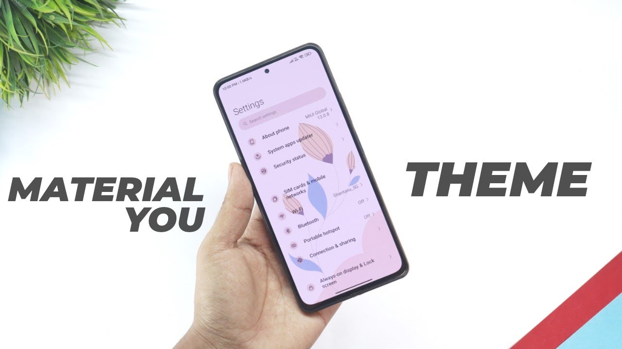 Miui 13 Material You Theme - Premium Icons,System UI & Lockscreen - YouTube