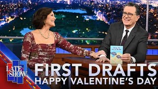 First Drafts Happy Valentines Day 2026 With Evie Mcgee Colbert