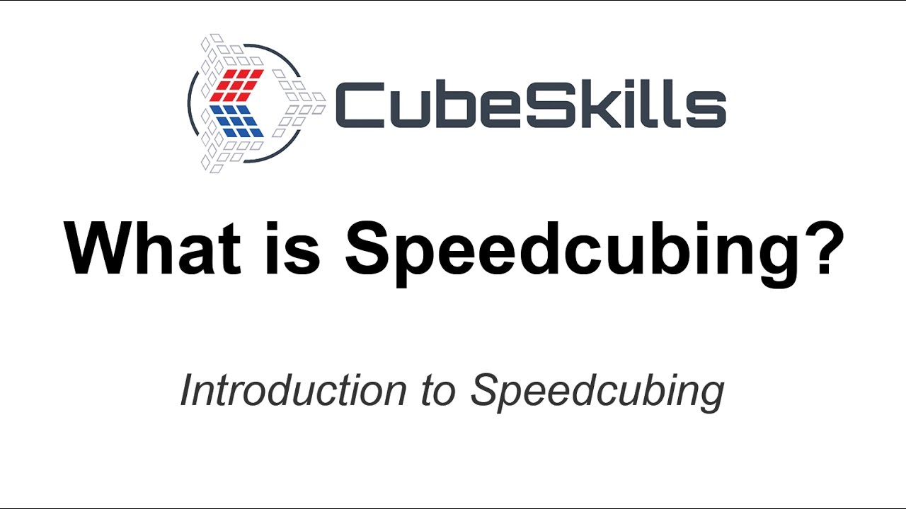 What is speedcubing?