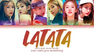 (G)I-DLE ((여자)아이들) - 'LATATA' Color Coded Lyrics/가사 (Han/Rom/Eng)