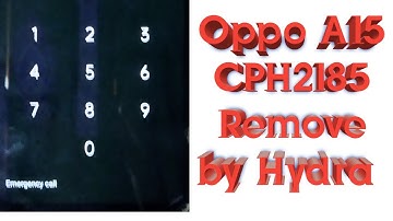 Oppo A15 cph 2185 unlock by hydra tool