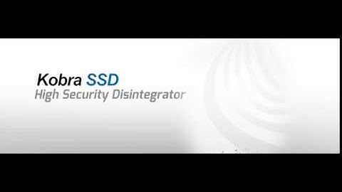 Kobra SSD | Solid State Drives Disintegrator (teaser eng)