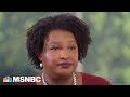 &#39;No one is above the law&#39;: Stacey Abrams speaks out on Trump GA indictment for first time