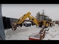 JCB 3cx In the Snow