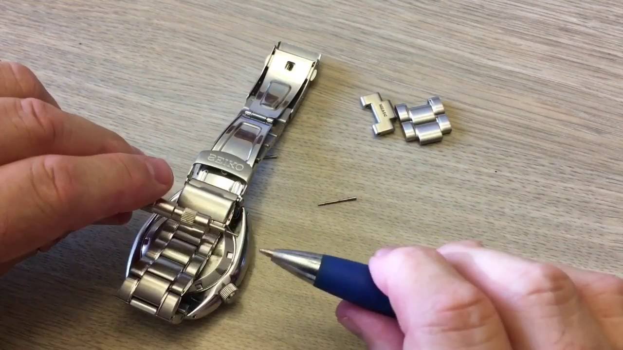 Sizing Seiko PADI SRPA21 bracelet, or any new Seiko Turtle bracelet -  YouTube