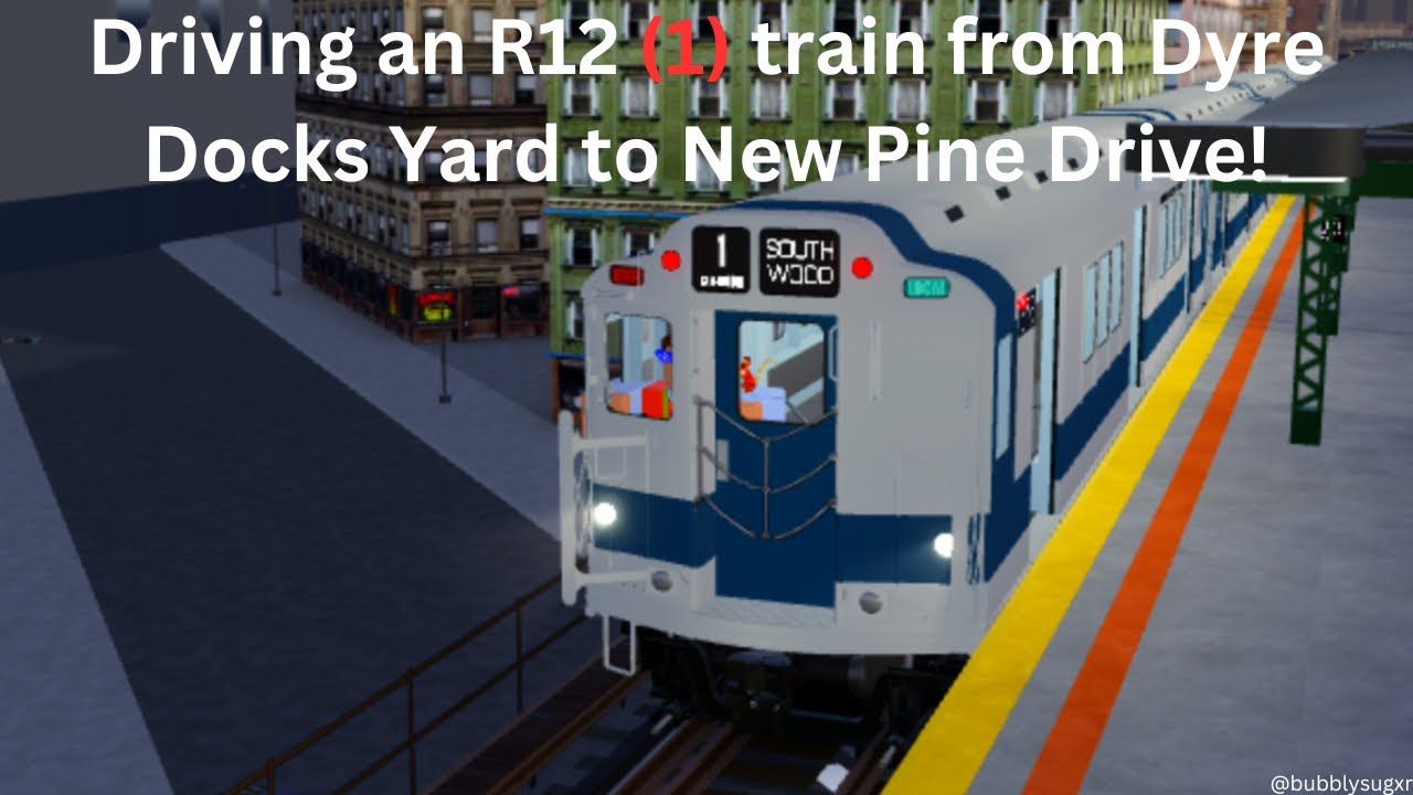 Driving an R12 (1) train from Dyre Docks Yard to New Pine Drive - YouTube