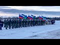 Церемония встречи российских десантников в Ульяновске