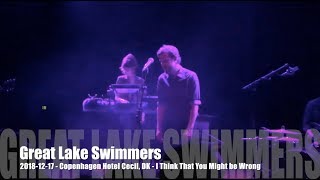 Great Lake Swimmers - I Think That You Might be Wrong - 2018-12-17 - Copenhagen Hotel Cecil, DK