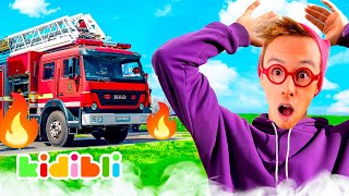 Fire Trucks for Children | Educational Firefighters Videos for Kids | Kidibli