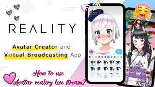 HOW TO USE REALITY AVATAR LIVE-STREAM APP.,❤️ FOR BEGINNERS screenshot 4