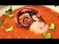 Холодный Красный Суп с Морепродуктами. Рецепт Димы Кулинахера. Cold Red Seafood soup. English Sub.